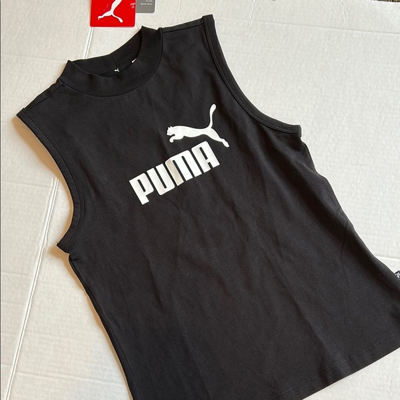 Puma Tops - PUMA Black Sleeveless Top women’s